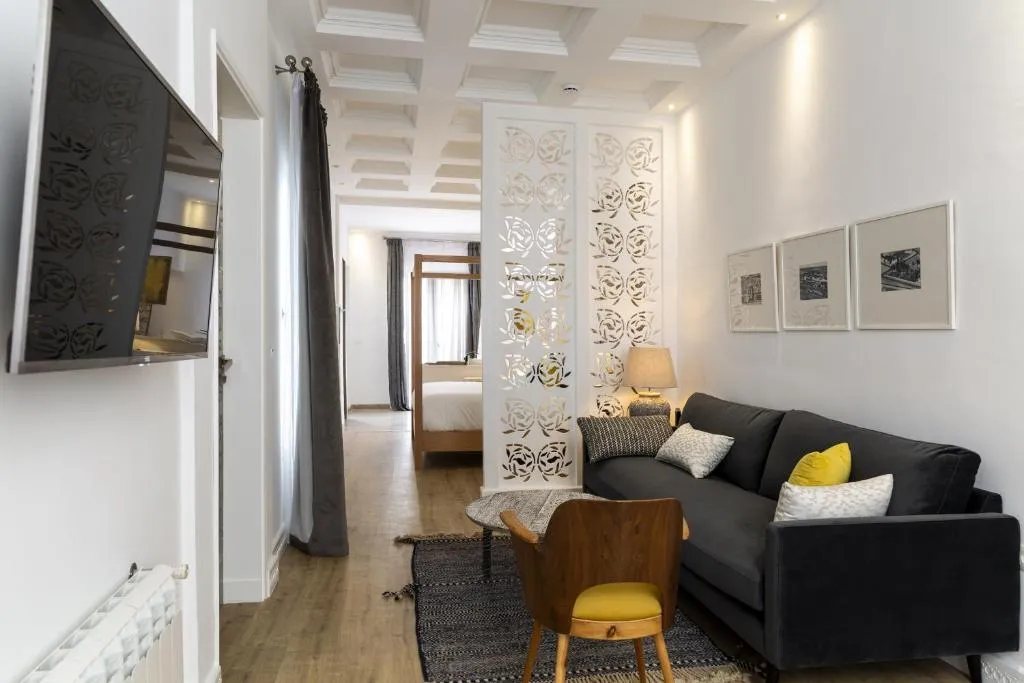 Living area at Suite Azur Hotel in Essaouira
