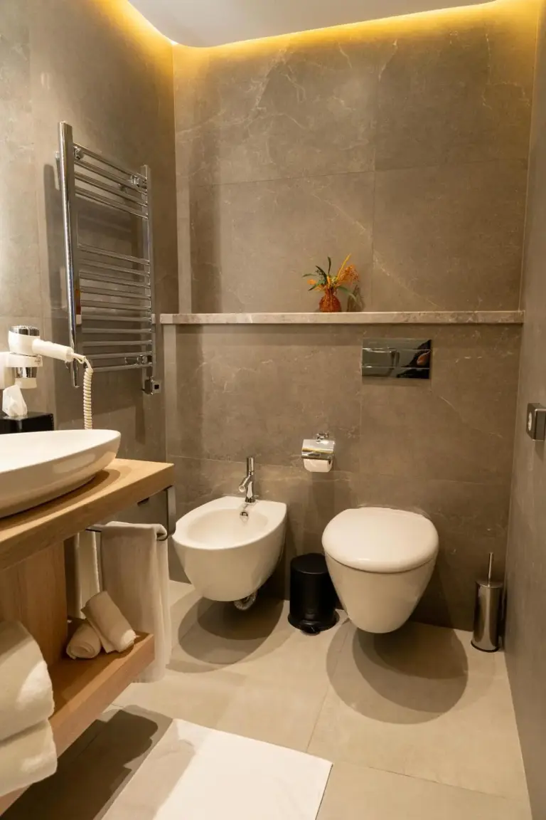 Bathroom toilet area of Suites By Le Rêve in Tangier