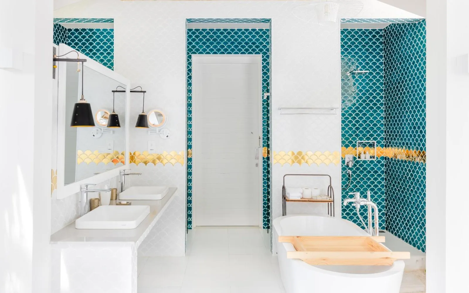 Luxusbadezimmer im Sun Siyam Iru Veli, Dhaalu Atoll
