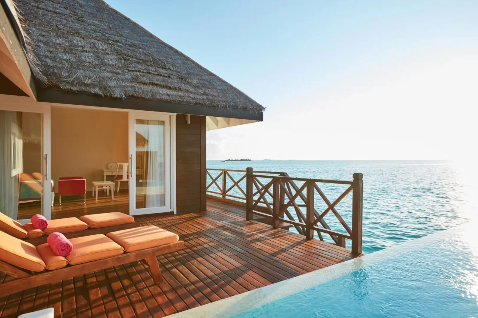 Exterior of a villa at Sun Siyam Vilu Reef