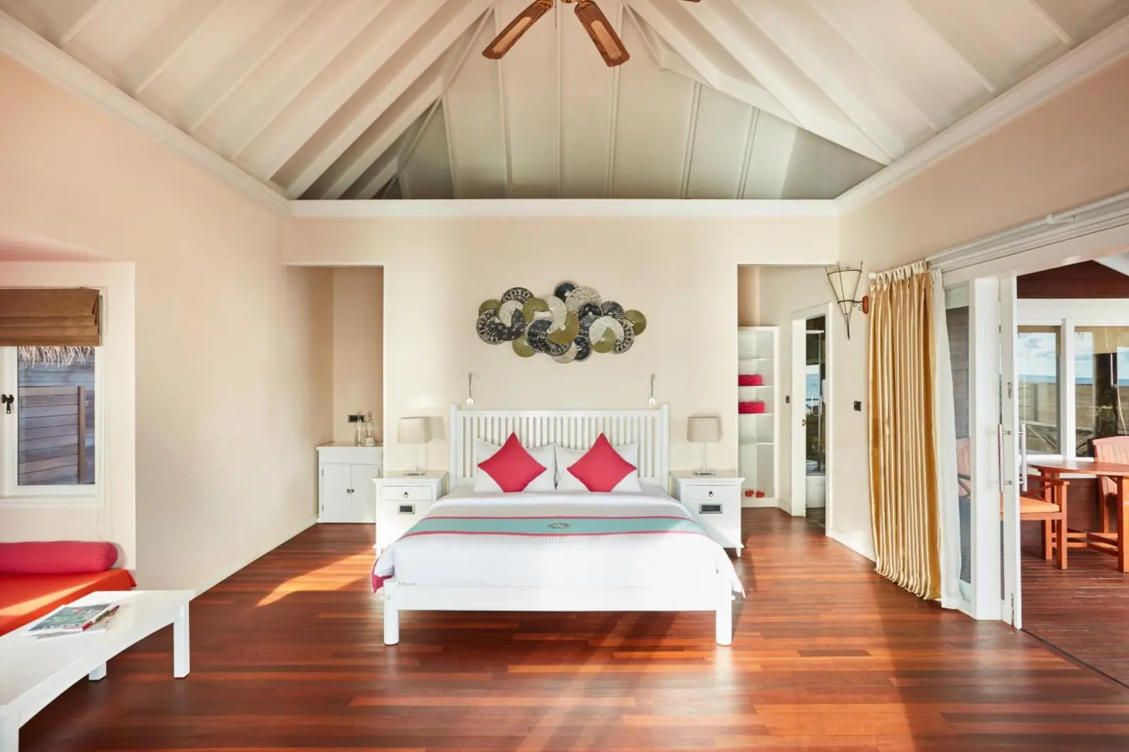 Spacious interior of a villa at Sun Siyam Vilu Reef