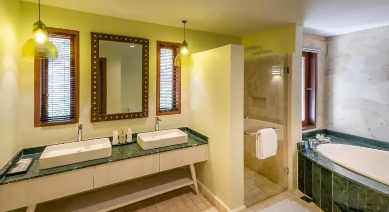 Elegant bathroom at Sundancer Residences and Villas Lombok
