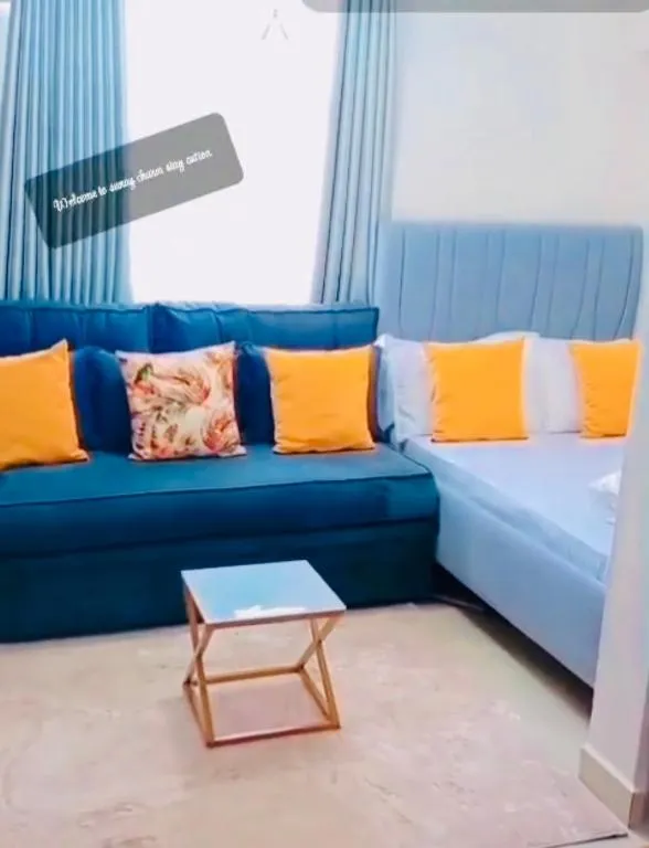 Sunny Charm Studio Nairobi lounge area