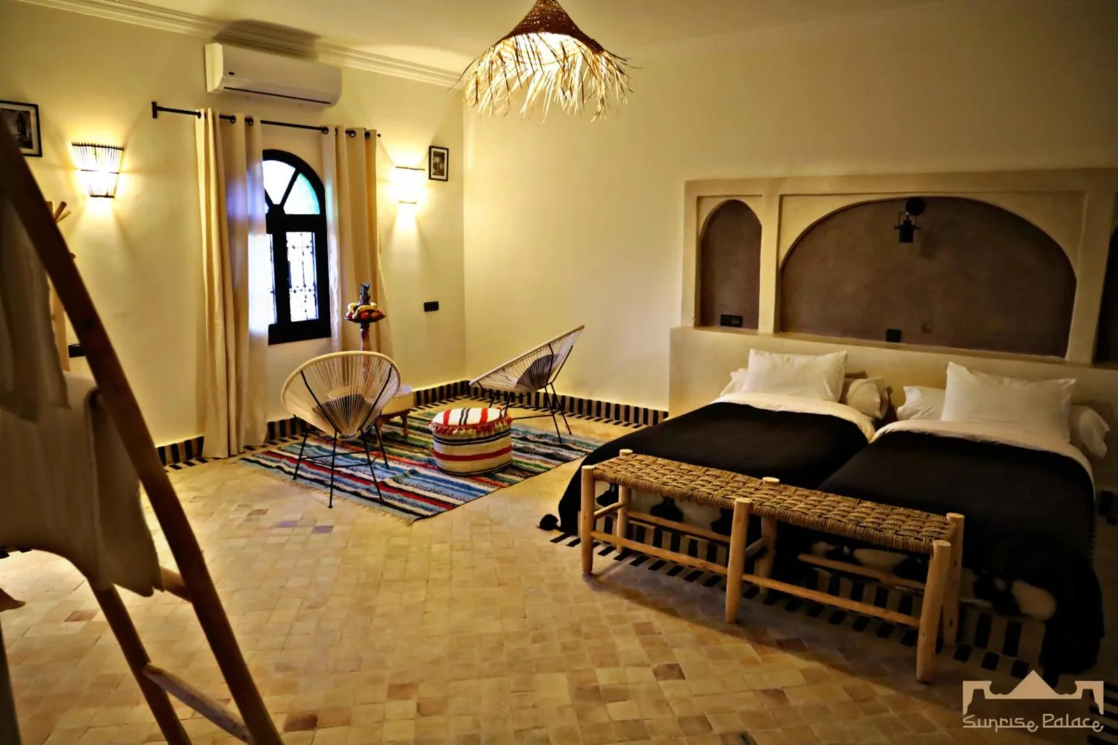 Chambre familiale au Sunrise Palace Merzouga