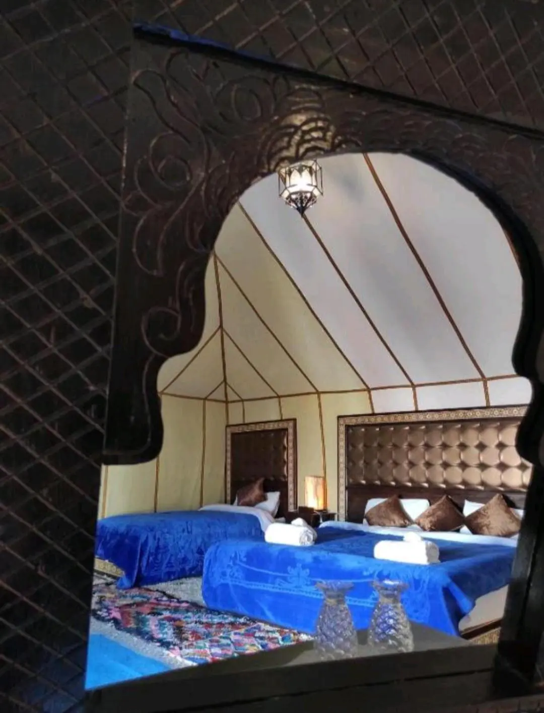 Chambre double élégante au Super Luxury Camp à Merzouga
