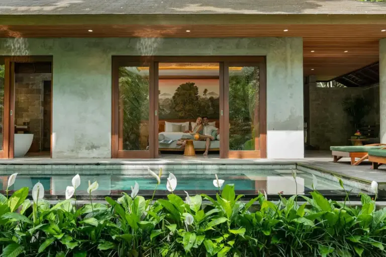 Außenansicht der Suweta Villa Ubud