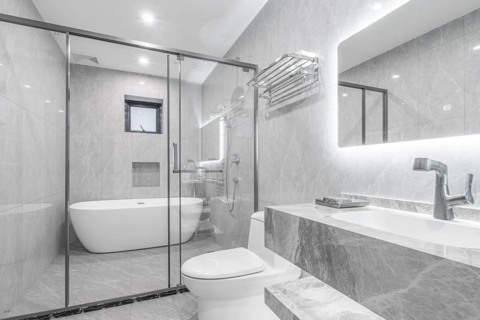 Modern bathroom in T M L-Grand Manor