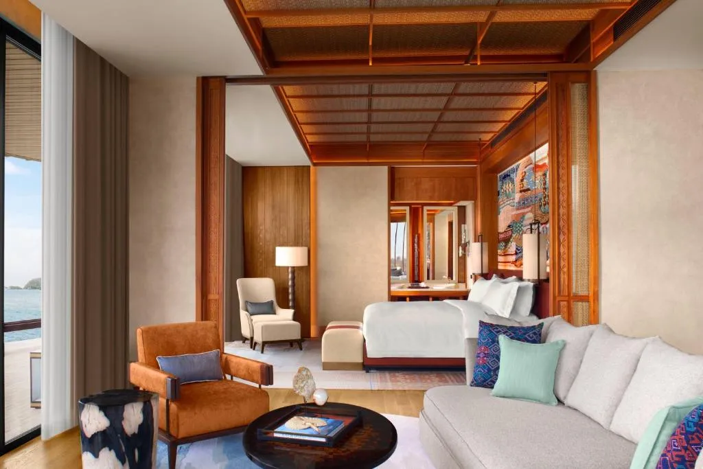 Luxury suite at TA’AKTANA, Labuan Bajo with ocean view