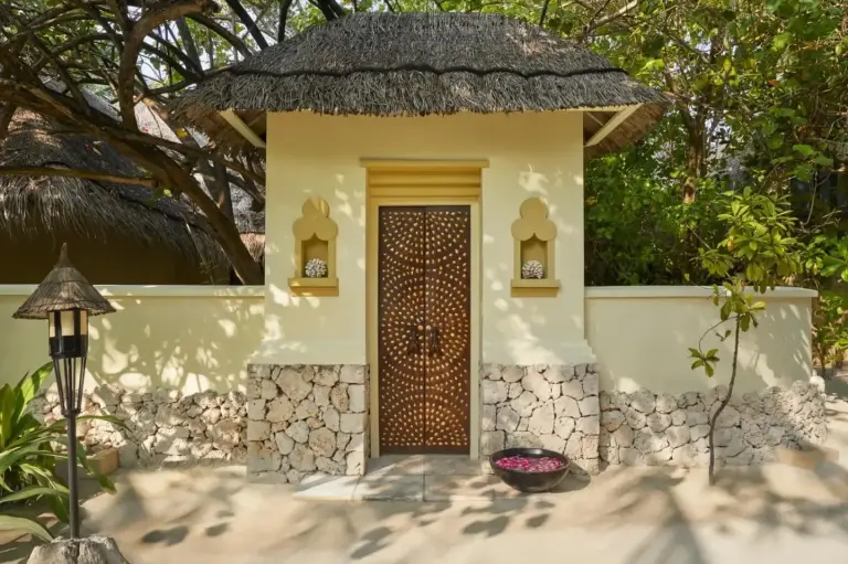 Entrada al spa en Taj Exotica Resort & Spa, Maldives