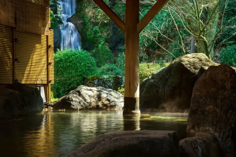 TAKITEI Riverside Onsen outdoor hot spring