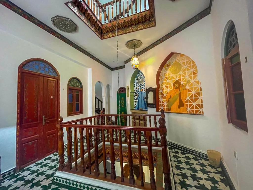 Lobby area at Tangiers Hostel