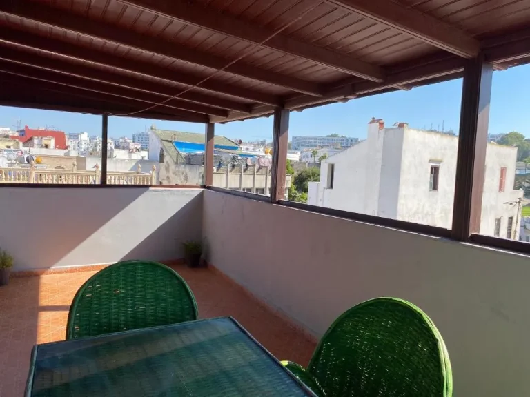 Rooftop terrace view at TANJALUCIA HOSTeL in Tangier