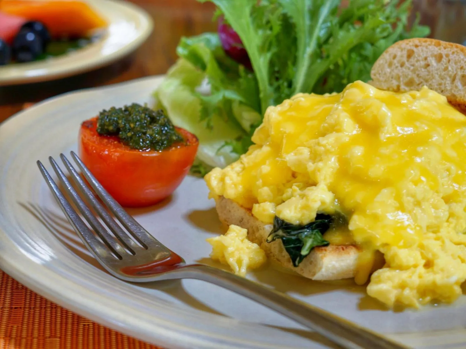 Breakfast plate at Tejaprana Resort & Spa, Ubud
