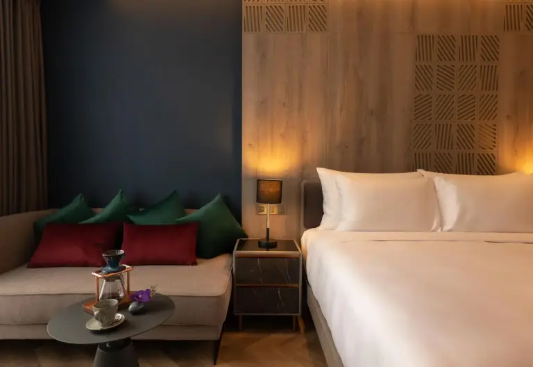 Cozy sitting area at Ten Six Hundred, Chao Phraya, Bangkok by Preference, managed by The Ascott Limited