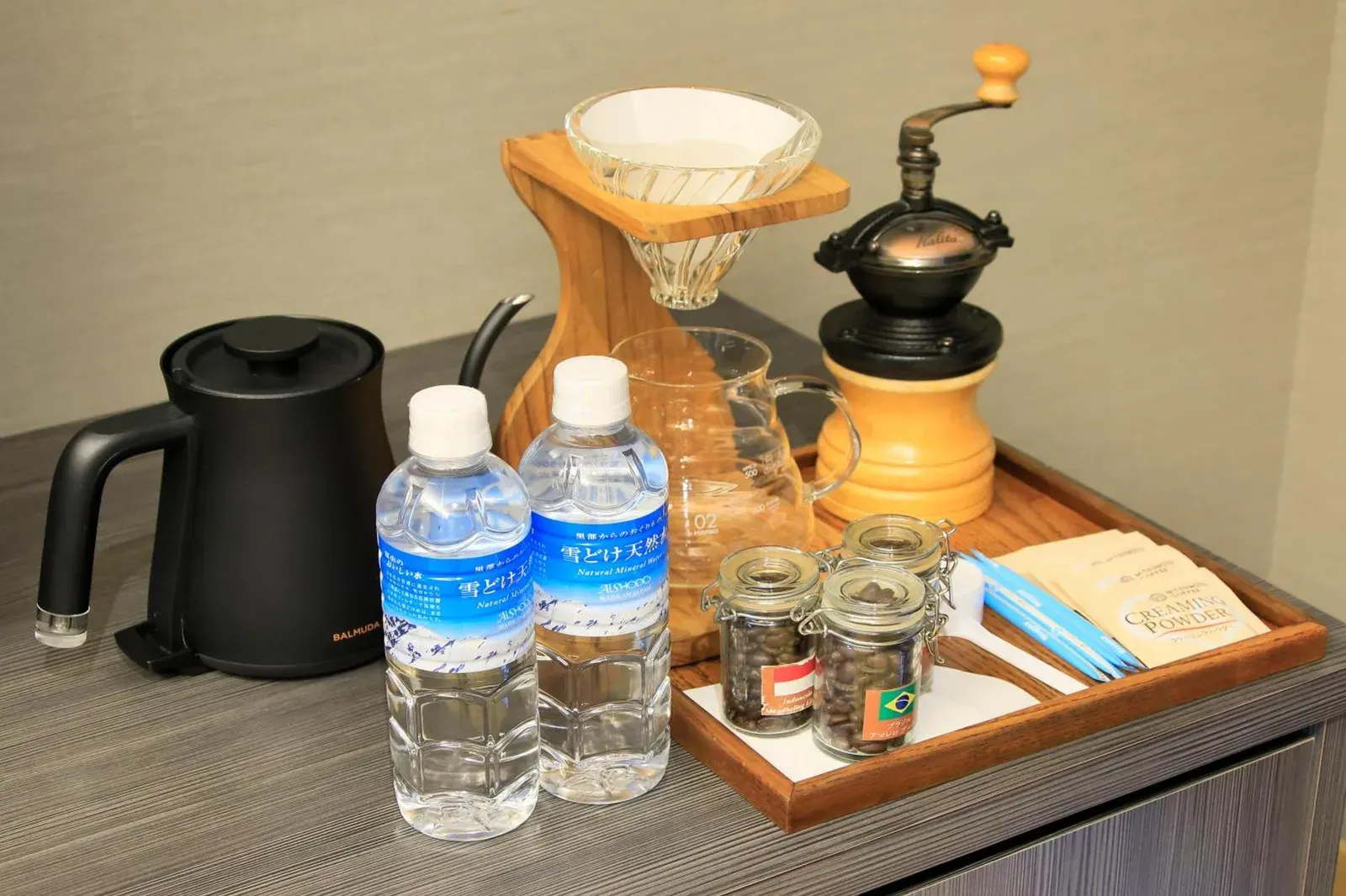 Équipements pour le café dans la chambre au Tensui Saryo