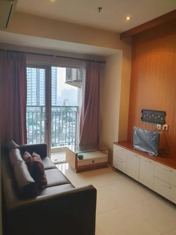 Thamrin City Mall Connected 2 Bedroom Apartment Living Room