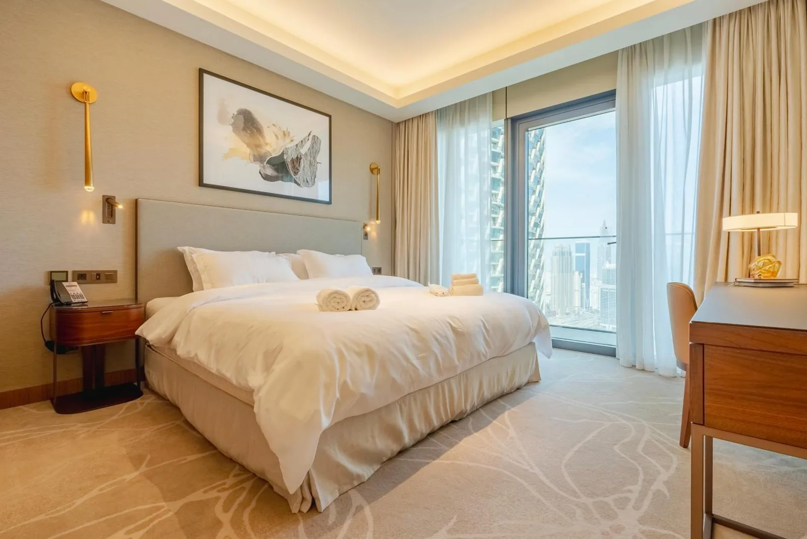 Deuxième chambre confortable au The Address Residences Dubai Opera