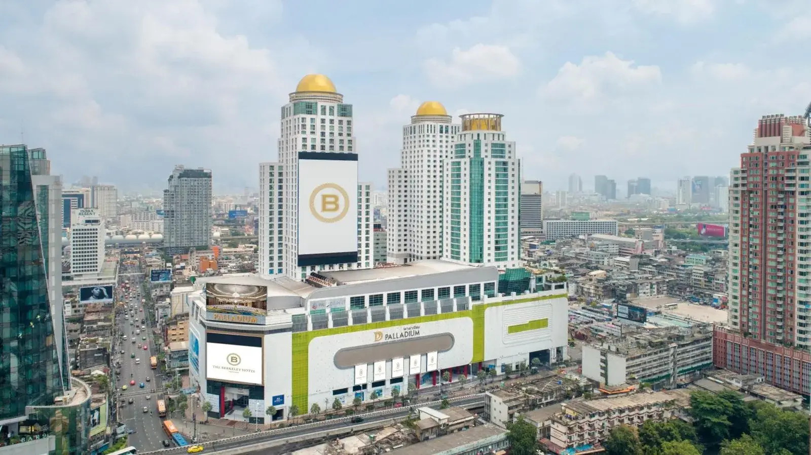 Aerial view of The Berkeley Hotel Pratunam in Bangkok