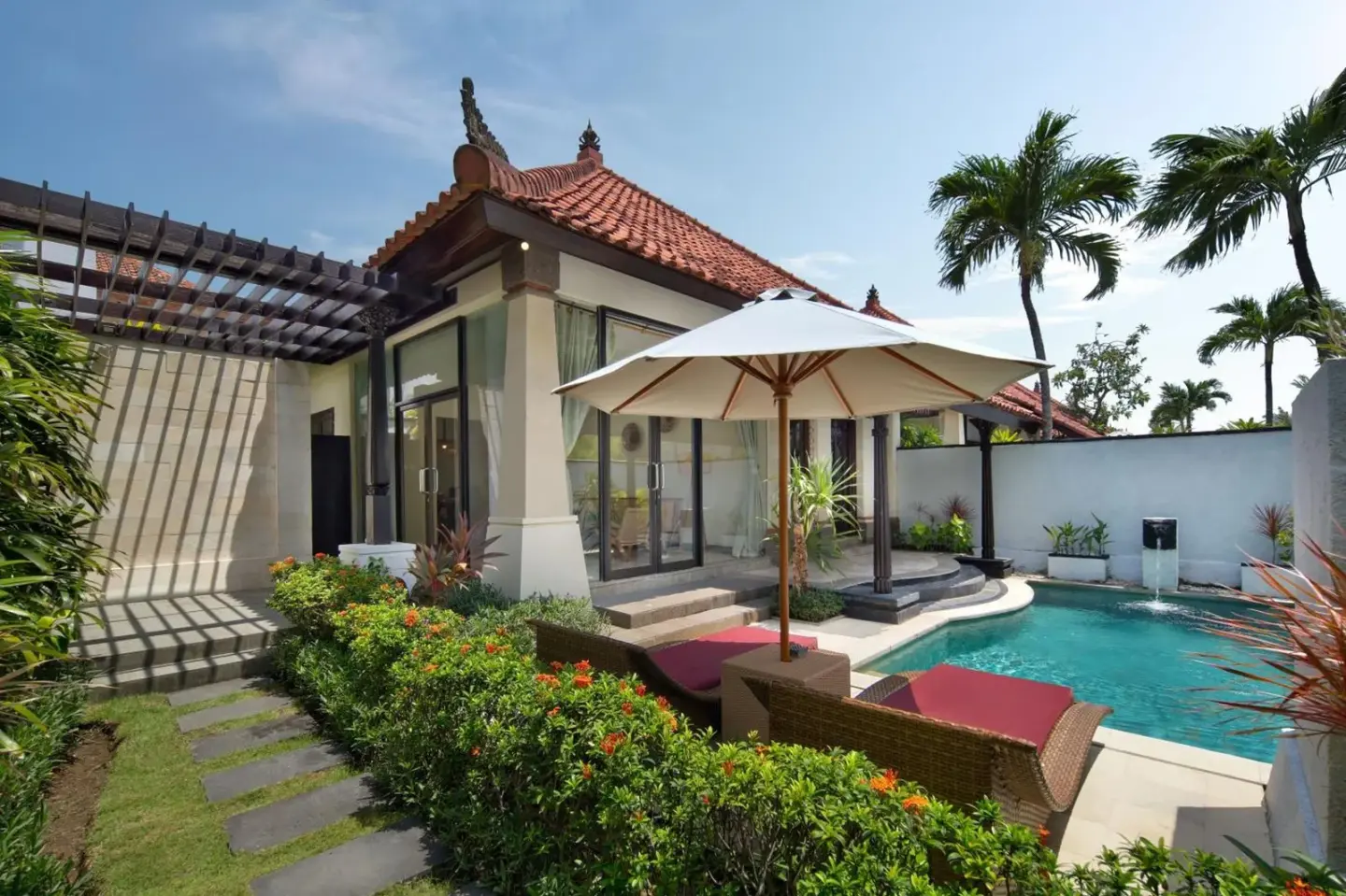 Sunny Pool Area