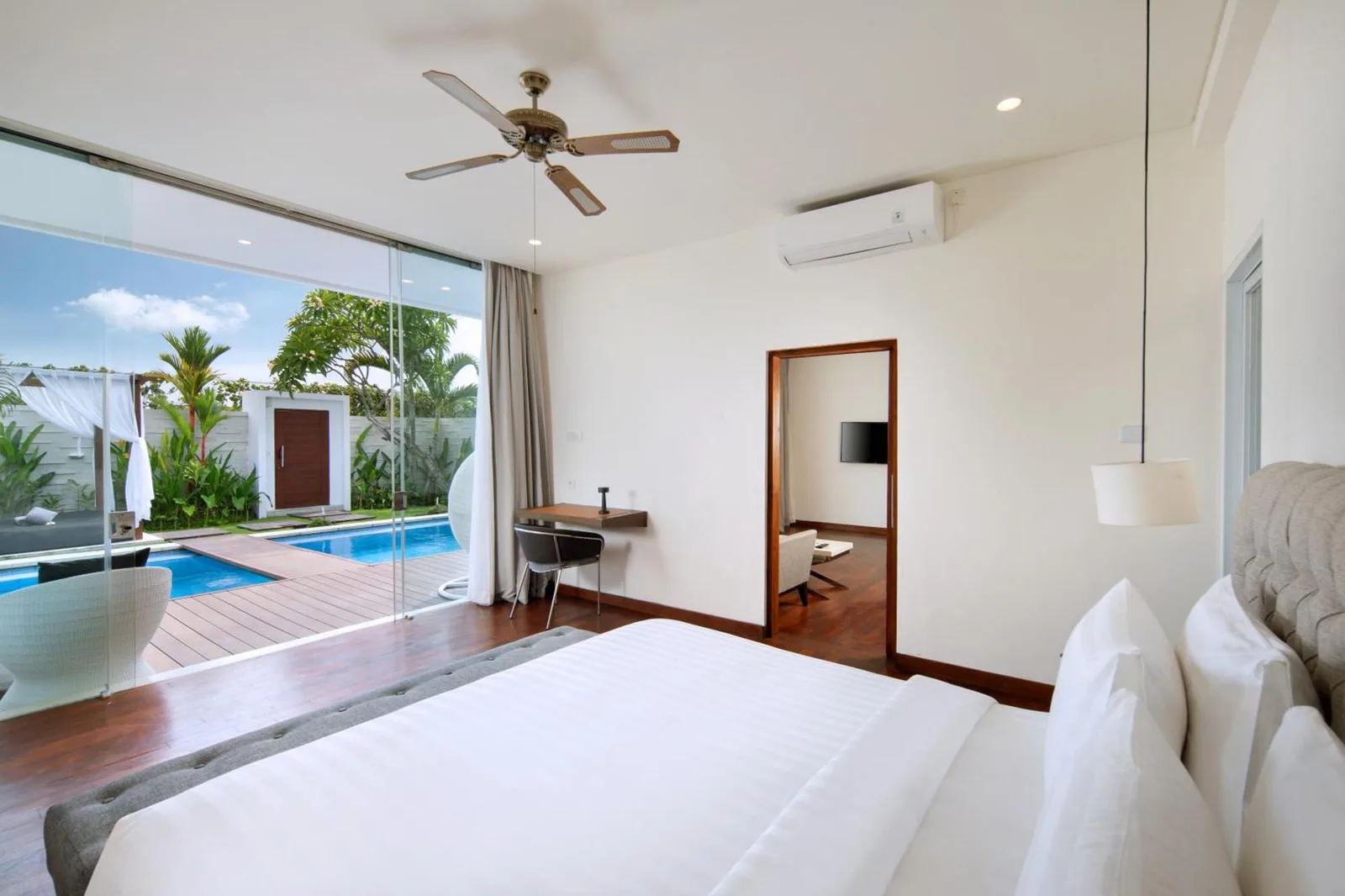 The Daha Luxury Villas cozy bedroom interior