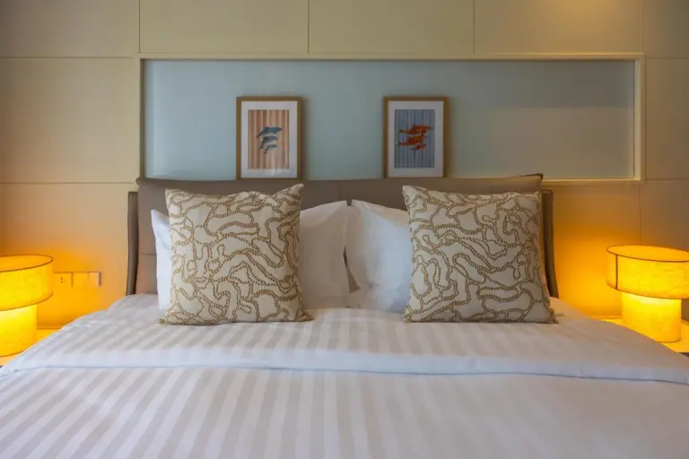 Elegant bedding at The Delfini Hua Hin