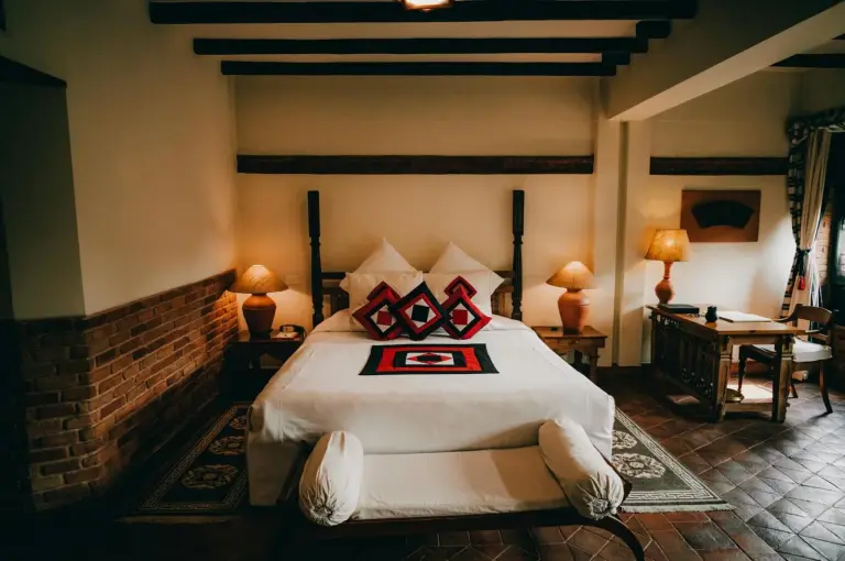 Inviting bedroom at The Dwarika's Kathmandu