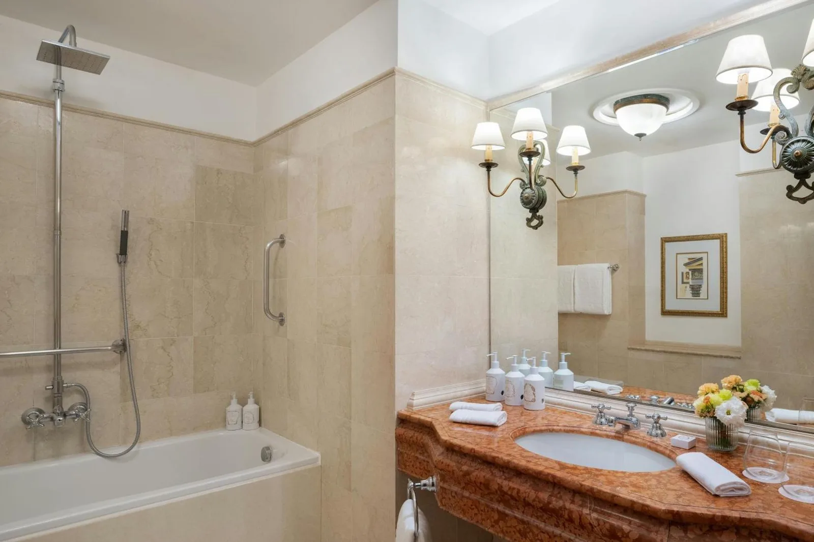 The Excelsior, a Luxury Collection Hotel, Florence bathroom shower