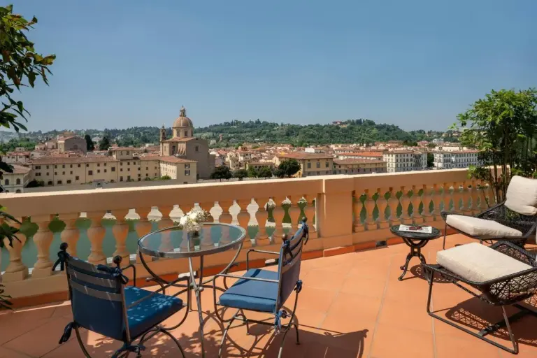 The Excelsior, a Luxury Collection Hotel, Florence terrace with city view
