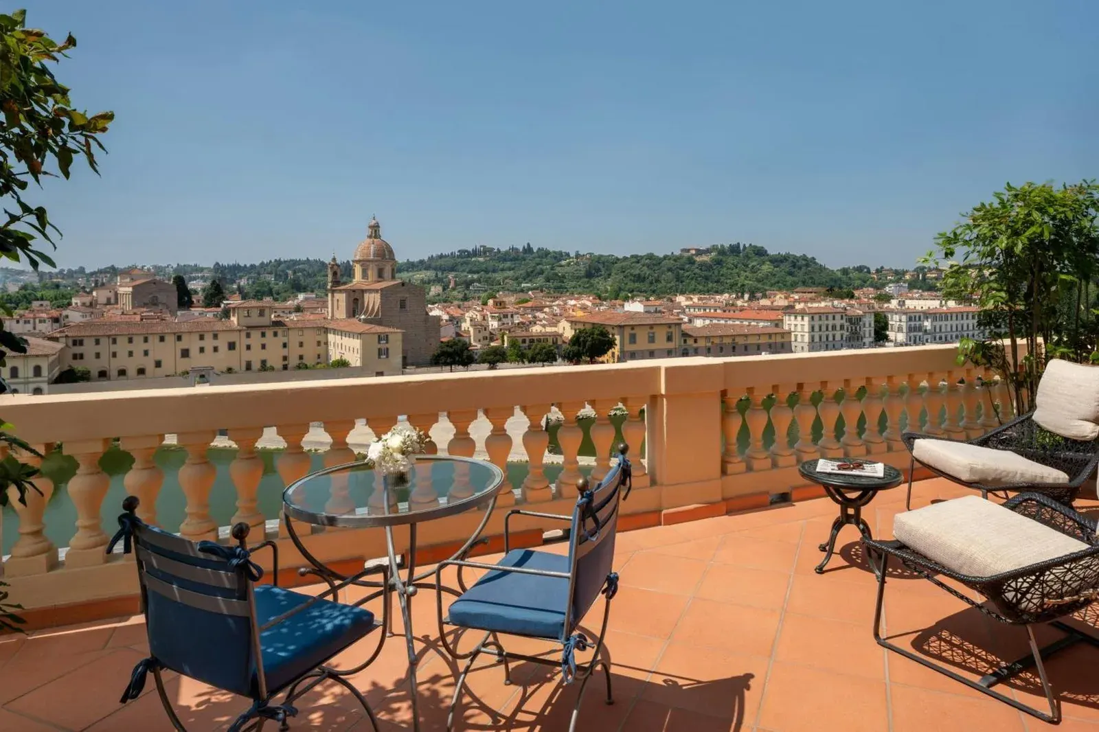 The Excelsior, a Luxury Collection Hotel, Florence terrace with city view
