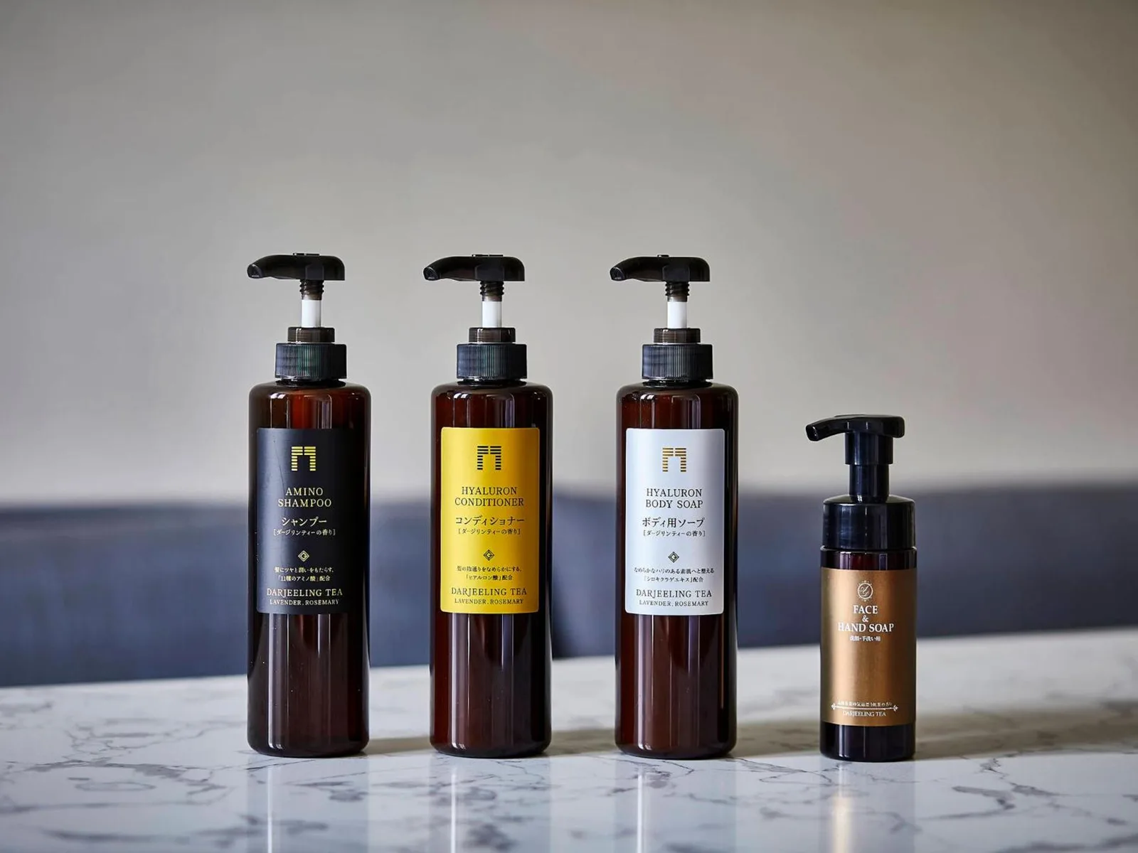Bathroom amenities at The Gate Hotel Kyoto Takasegawa