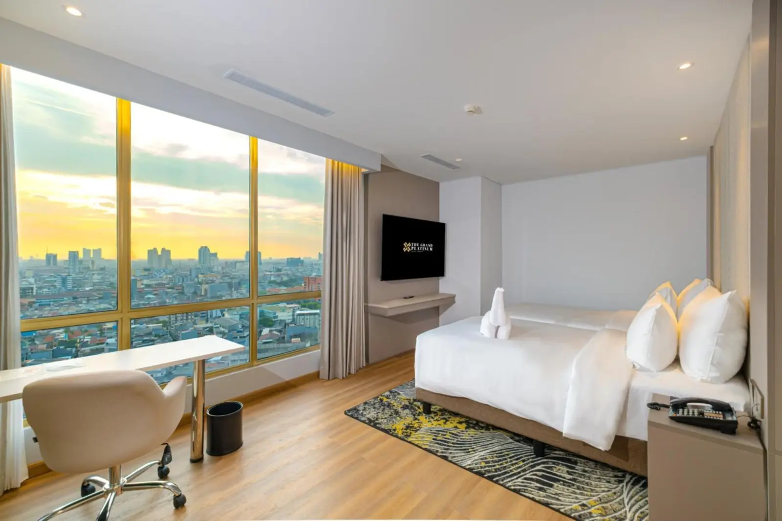 Intérieur d'une Chambre Supérieure au Grand Platinum Jakarta