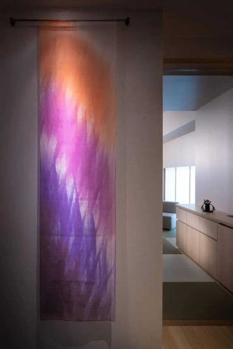 Affichage artistique au THE JUNEI HOTEL Kyoto