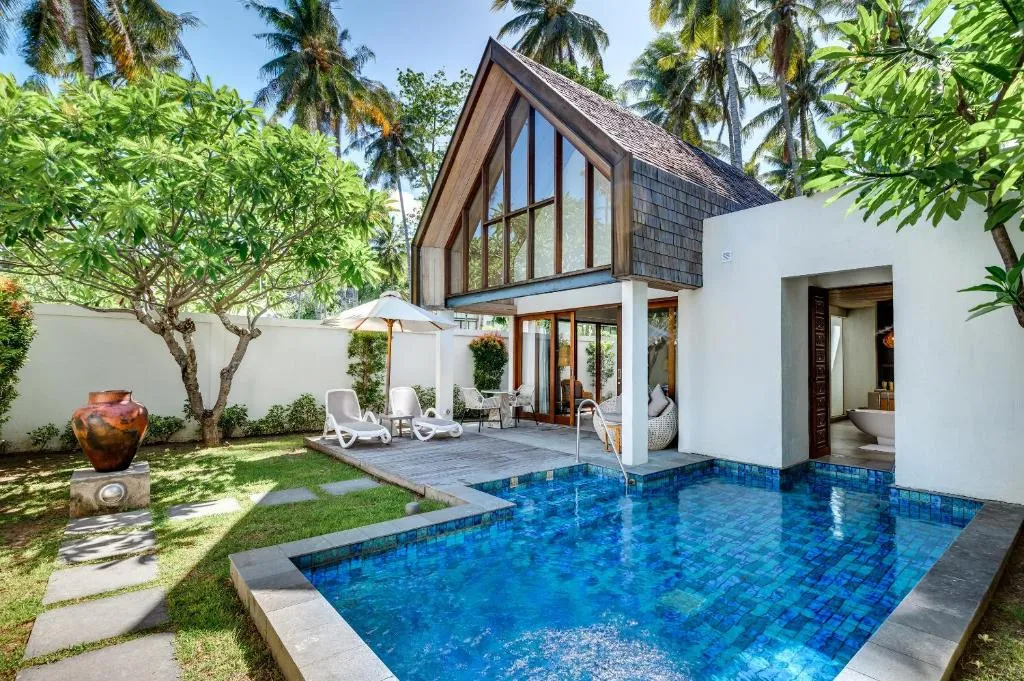Private villa with pool at The Kayana Beach Lombok
