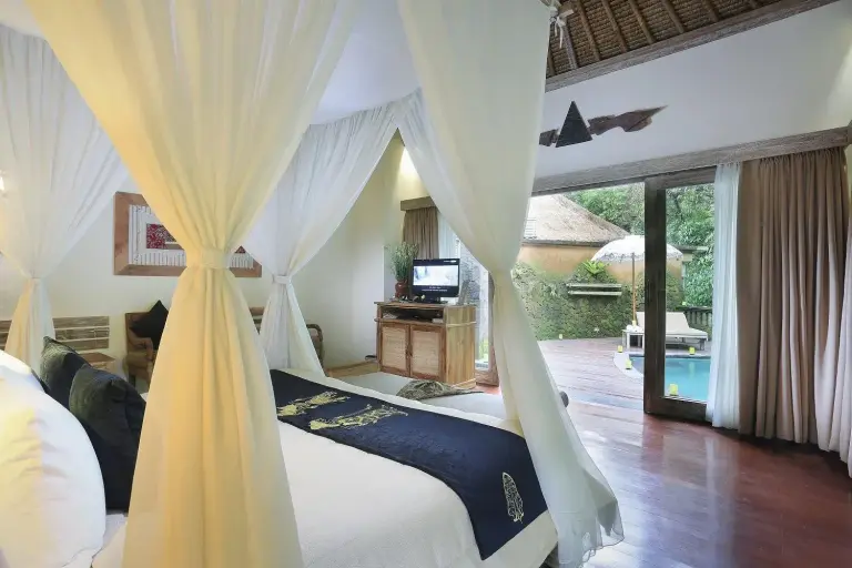 Suite avec accès à la piscine au The Kayon Resort à Ubud