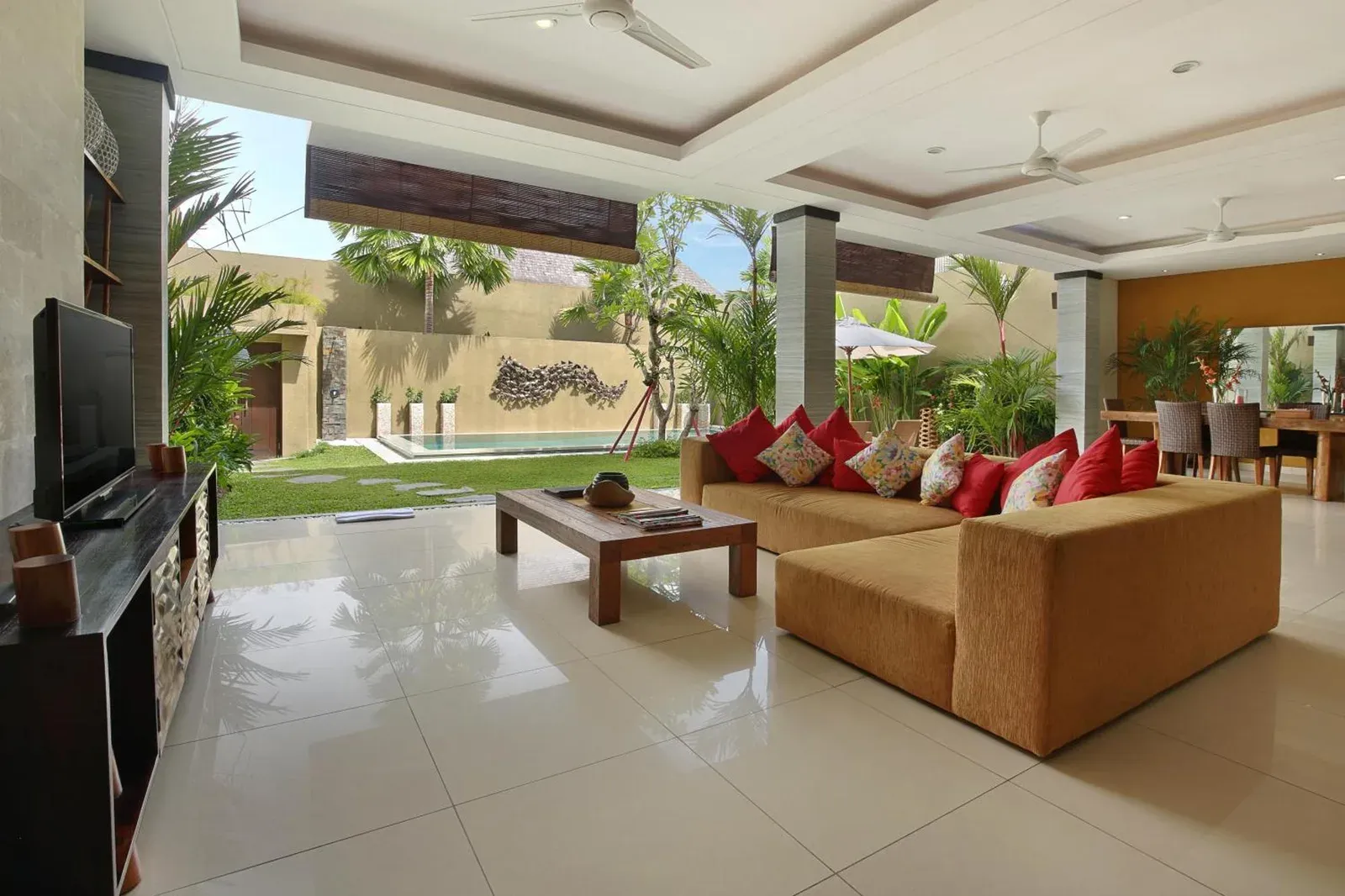 Living room at The Kumpi Villas, Seminyak
