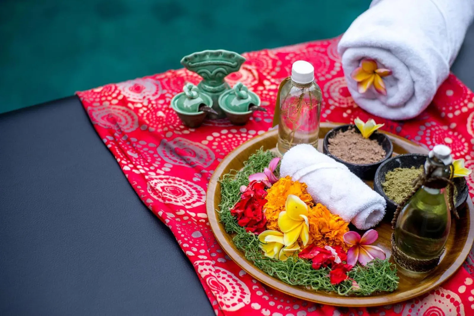 Spa amenities at The Kumpi Villas, Seminyak