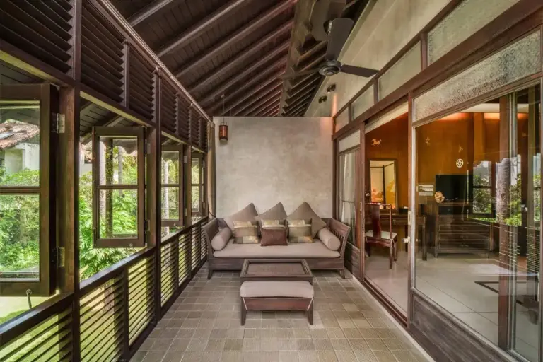Cozy sitting area in a suite at The Lamai Samui, Koh Samui