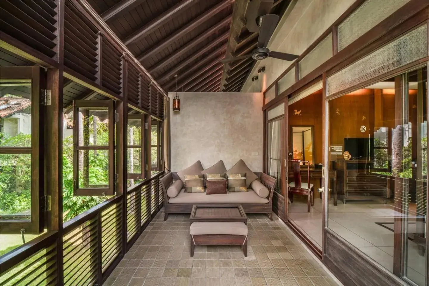 Cozy sitting area in a suite at The Lamai Samui, Koh Samui