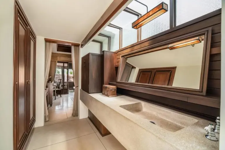 Stylish bathroom in a suite at The Lamai Samui, Koh Samui