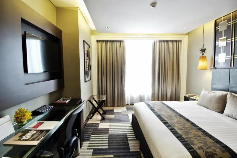 The Landmark Bangkok guest room with natural light