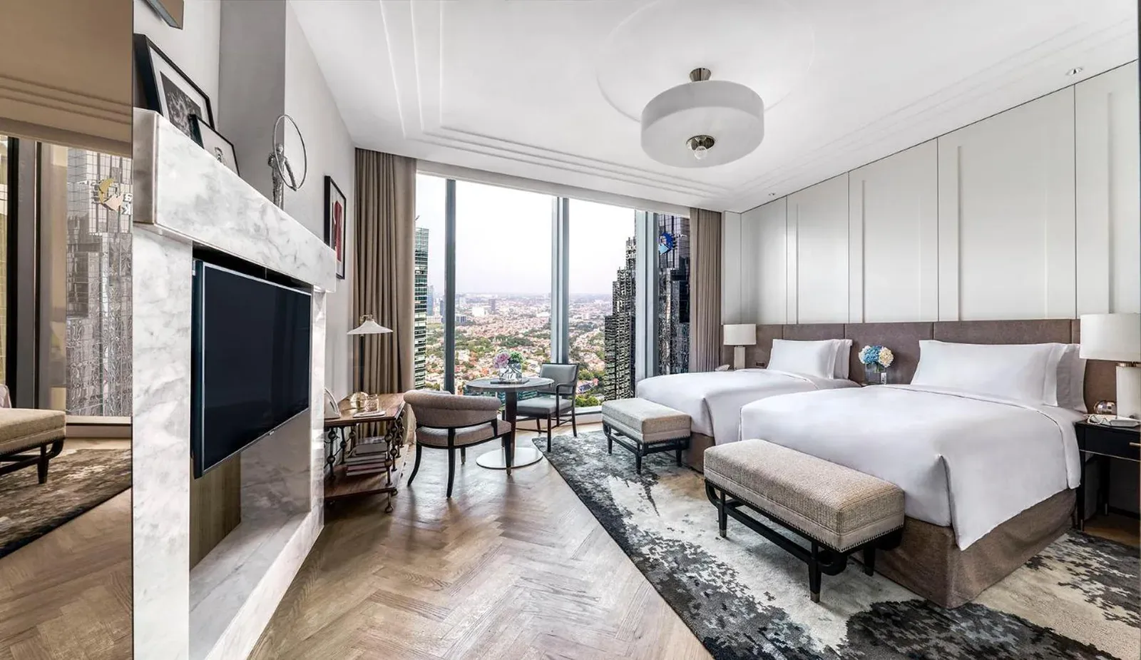 Double room at The Langham, Jakarta