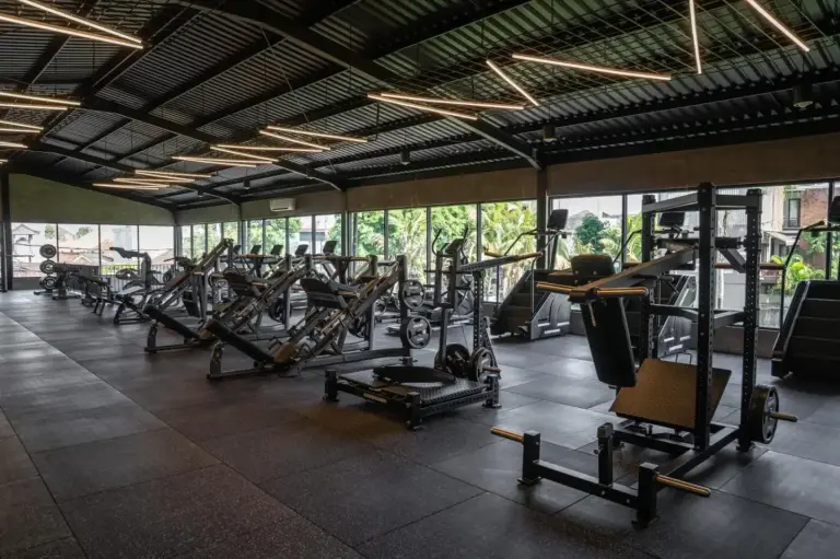The Lario Collection fitness center in Seminyak