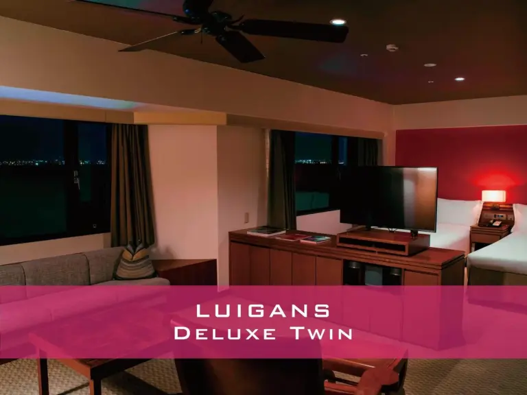Deluxe Twin Room at The Luigans Spa and Resort in Fukuoka