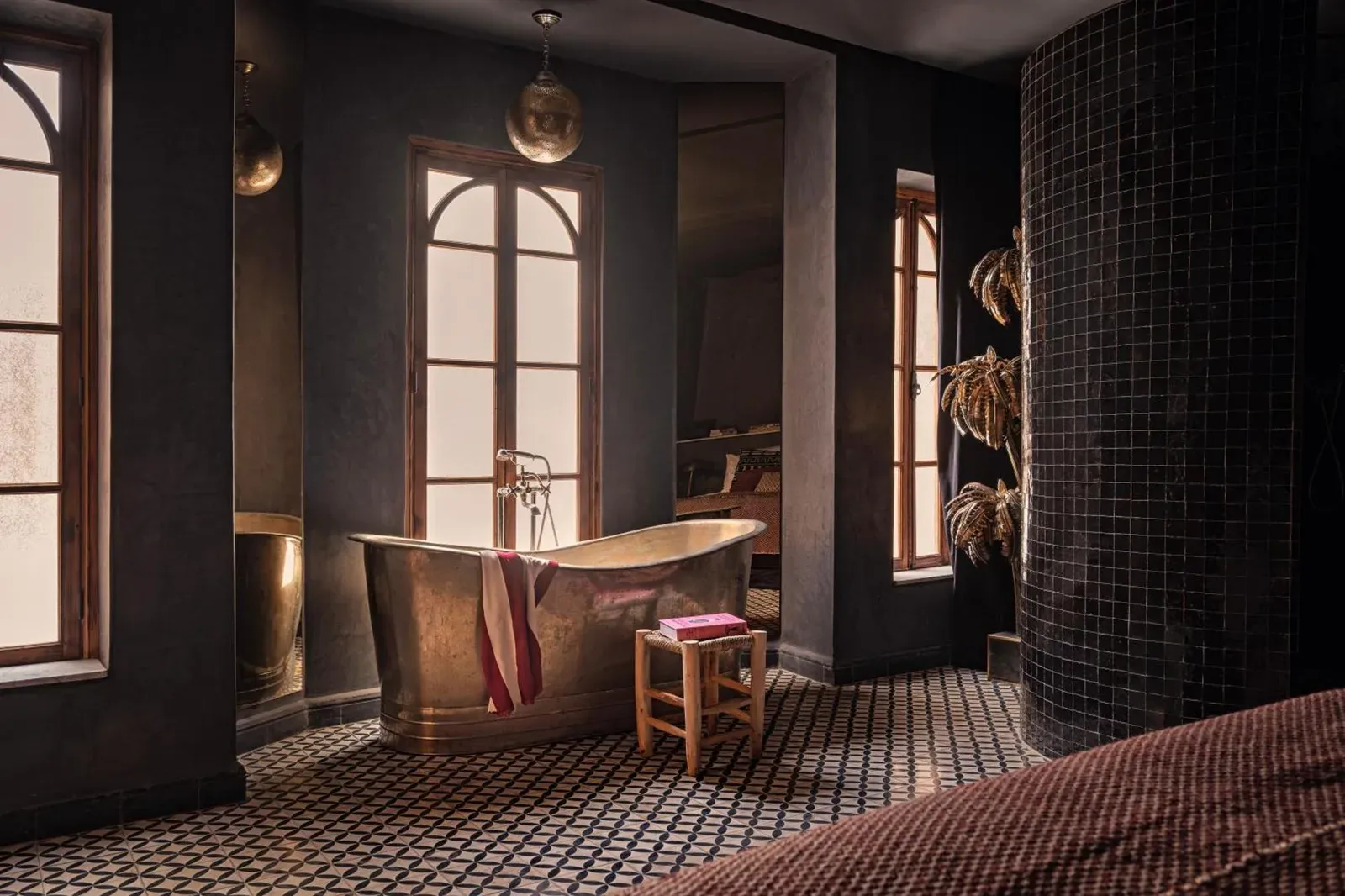 Elegantes Badezimmer im The Mellah Hotel Marrakech