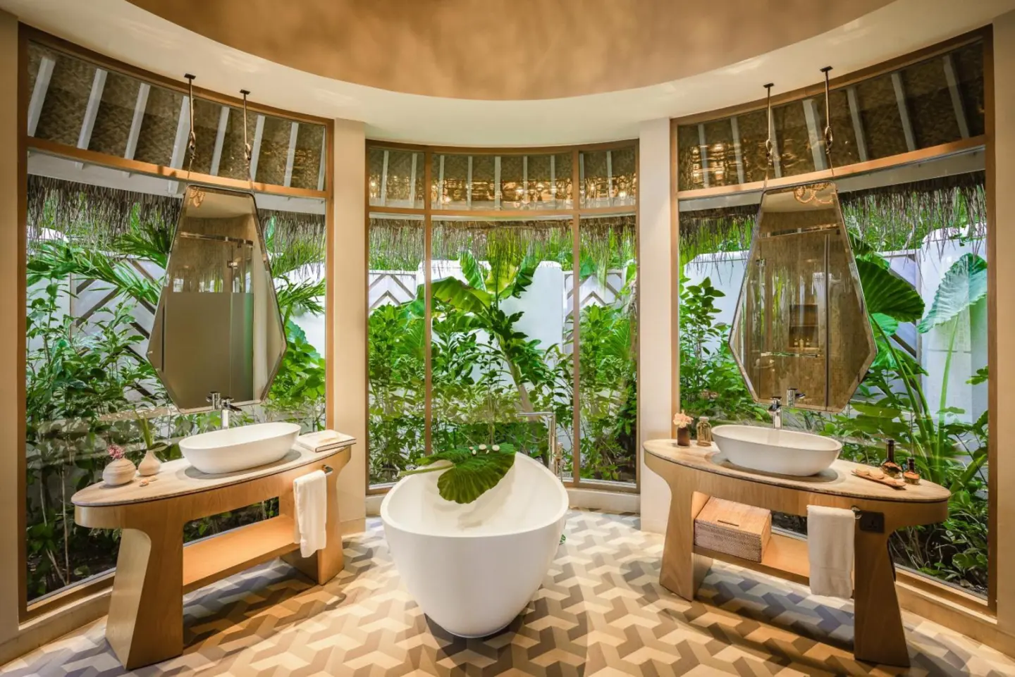 Elegant bathroom in The Nautilus Maldives