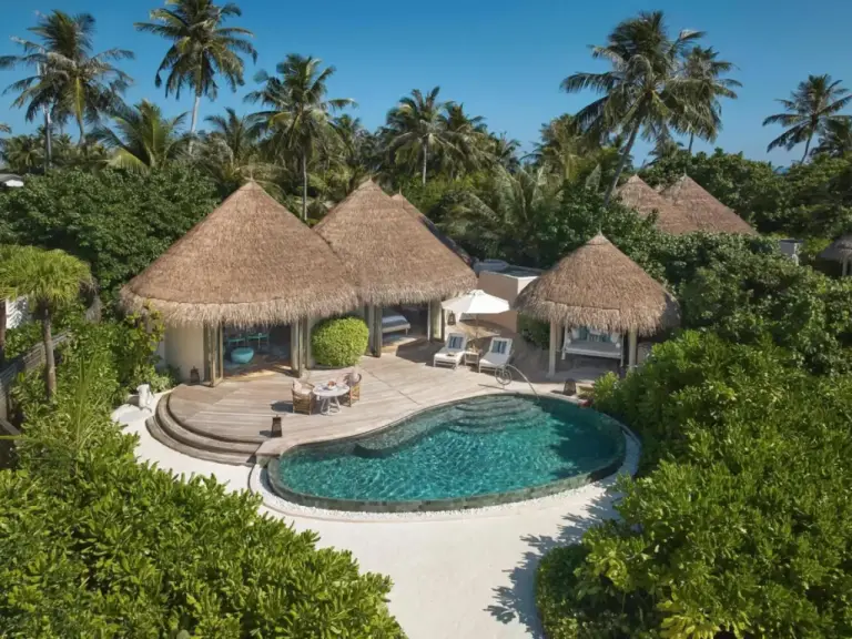 Private villa pool at The Nautilus Maldives