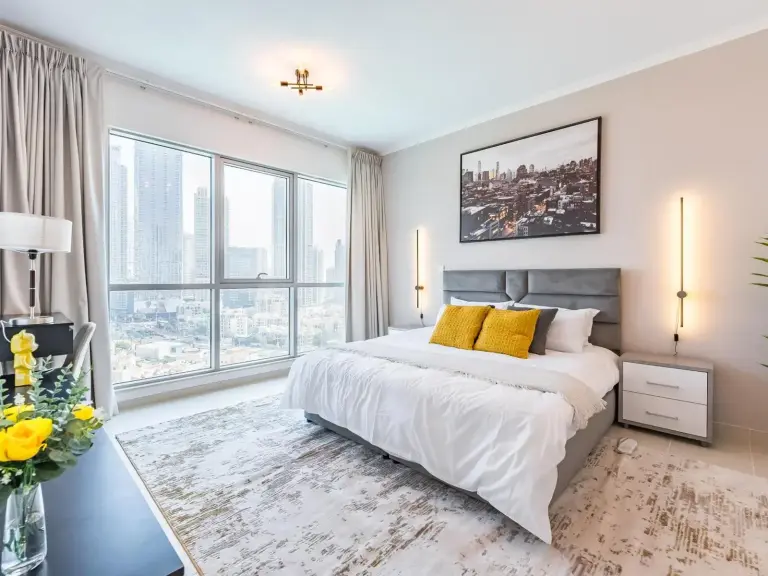 New York Condo - 4BR Executive Burj Khalifa Suite master bedroom