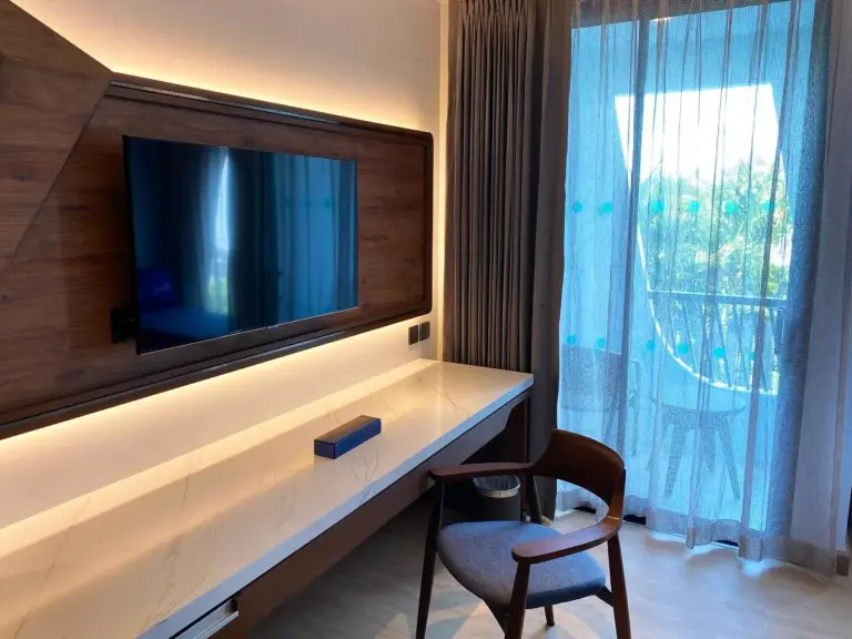 Guest room workspace at The Oceanic Sportel Phuket - SHA Extra Plus Phuket