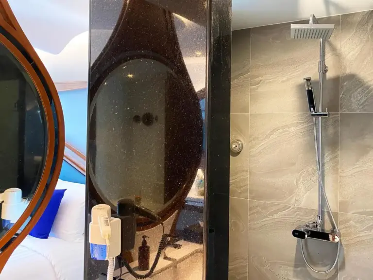 Modern shower in The Oceanic Sportel Phuket - SHA Extra Plus bathroom in Phuket