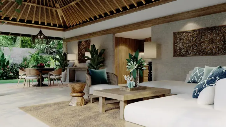 Essbereich im The One Boutique Villa & Spa Seminyak